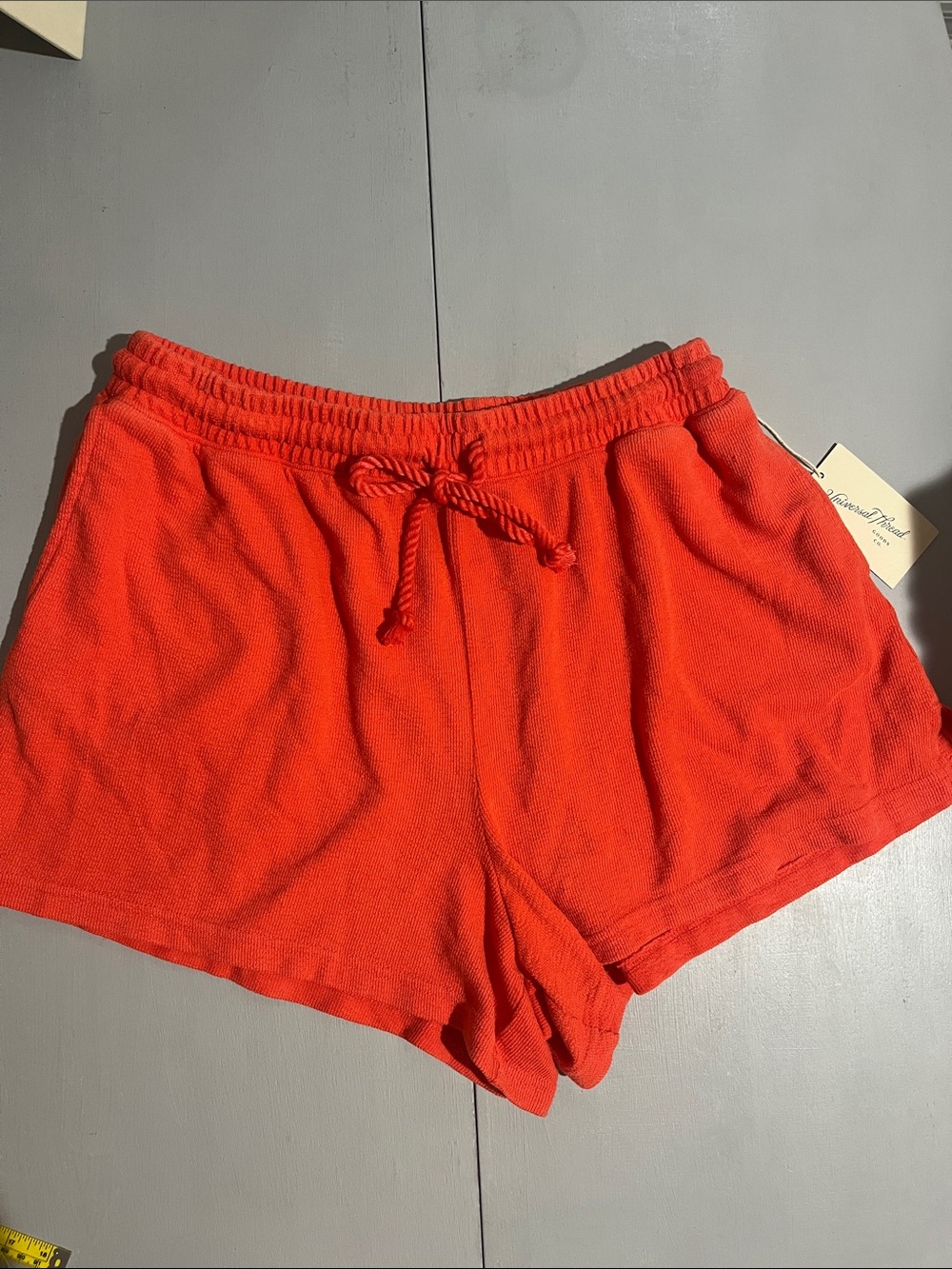 Universal Thread Bright Red Pull-On Athletic Lounge Shorts